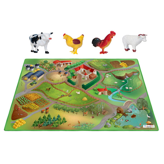 happy farm playmat