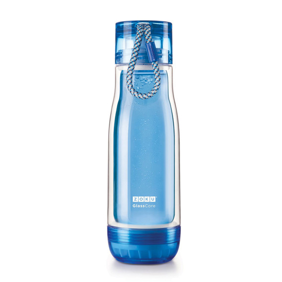 Fly Buys: Zoku Glass Core Drink Bottle 475ml
