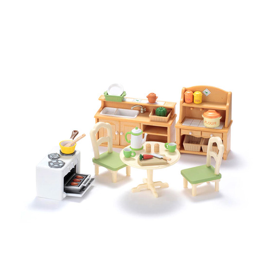 sylvanian families country kitchen